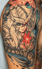 Hero background image Tattoo saint seya 