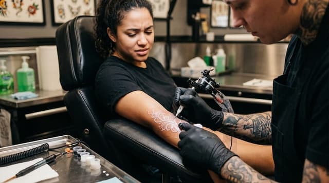 ¿Por qué los tatuajes blancos suelen volverse amarillos o desaparecer?