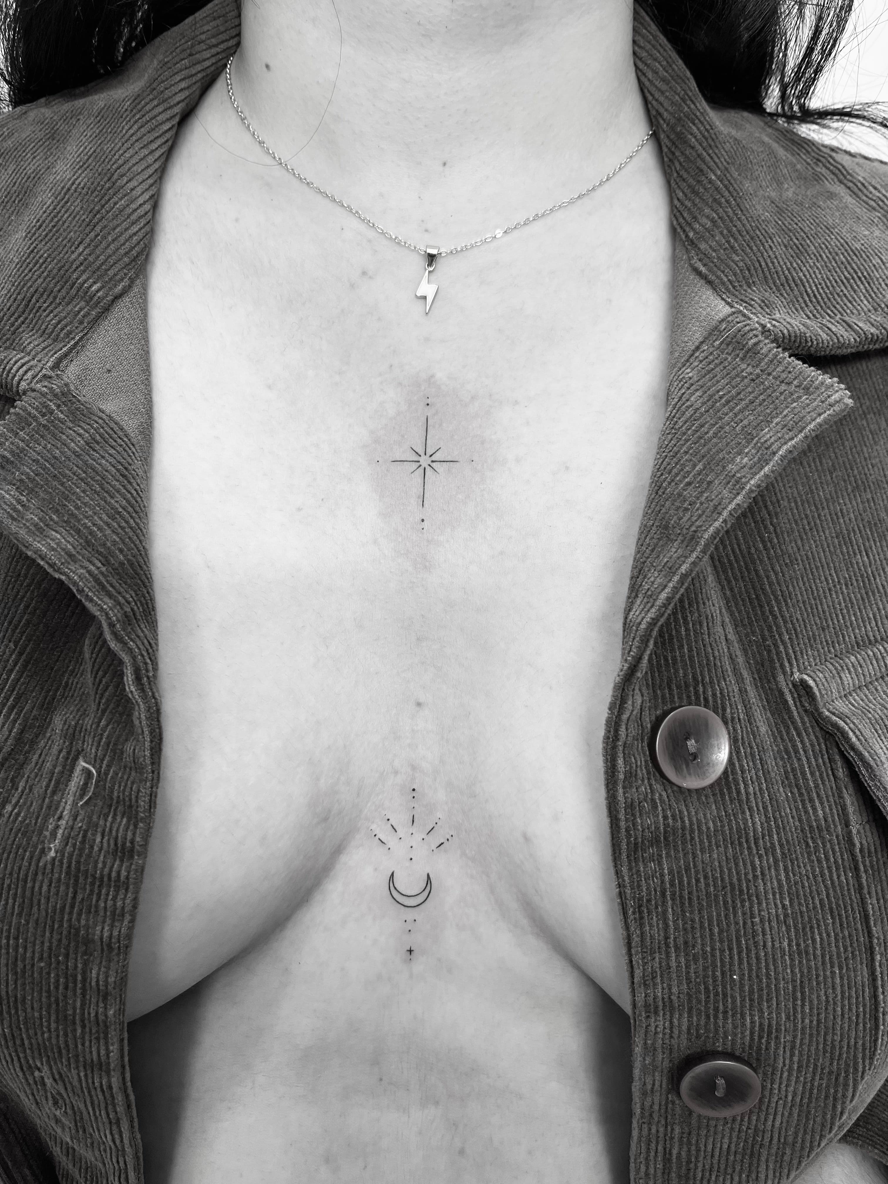 Woman sternum