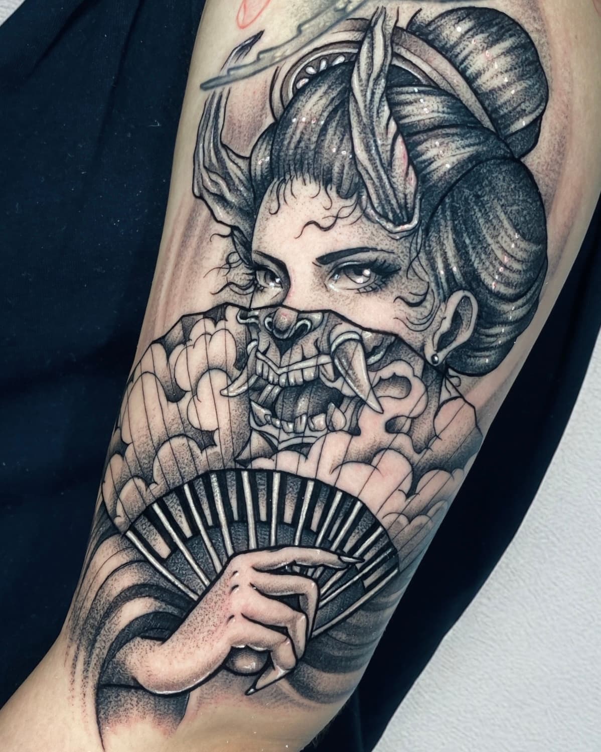 Color anime tattoo