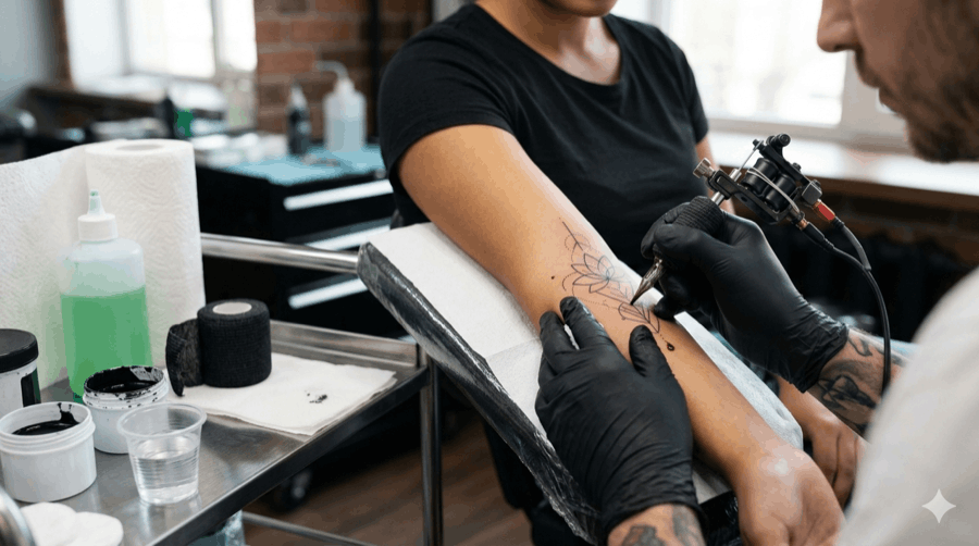 Qué esperar durante tu primera sesión de tatuaje