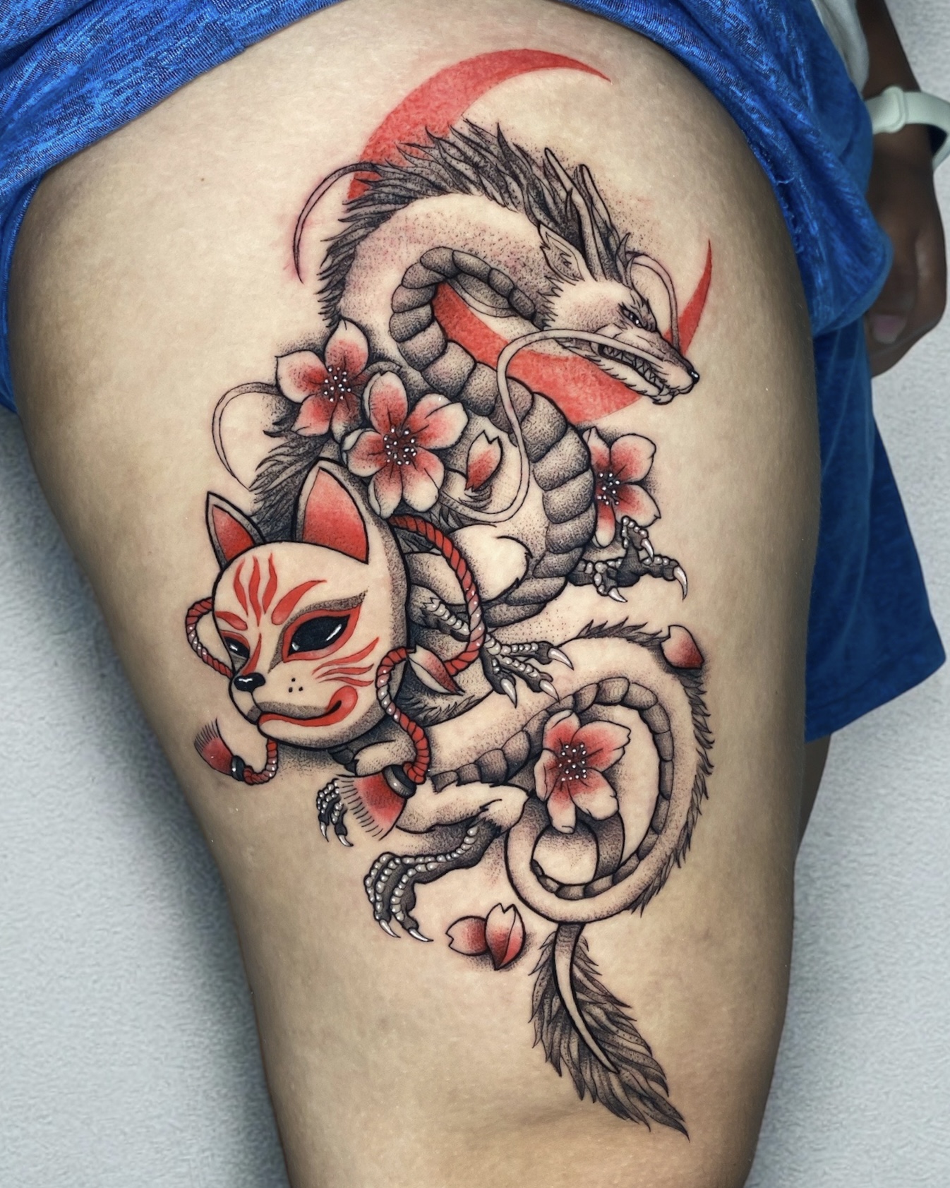 Anime thigh dragon