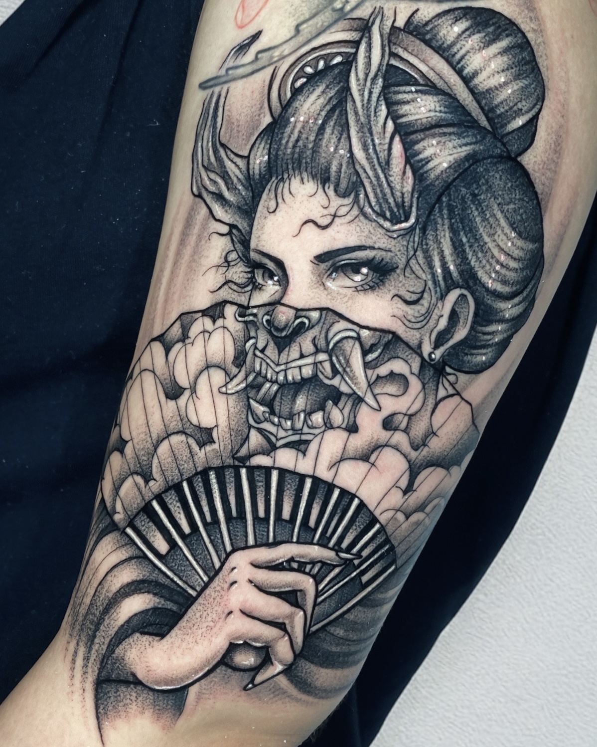 Color anime tattoo