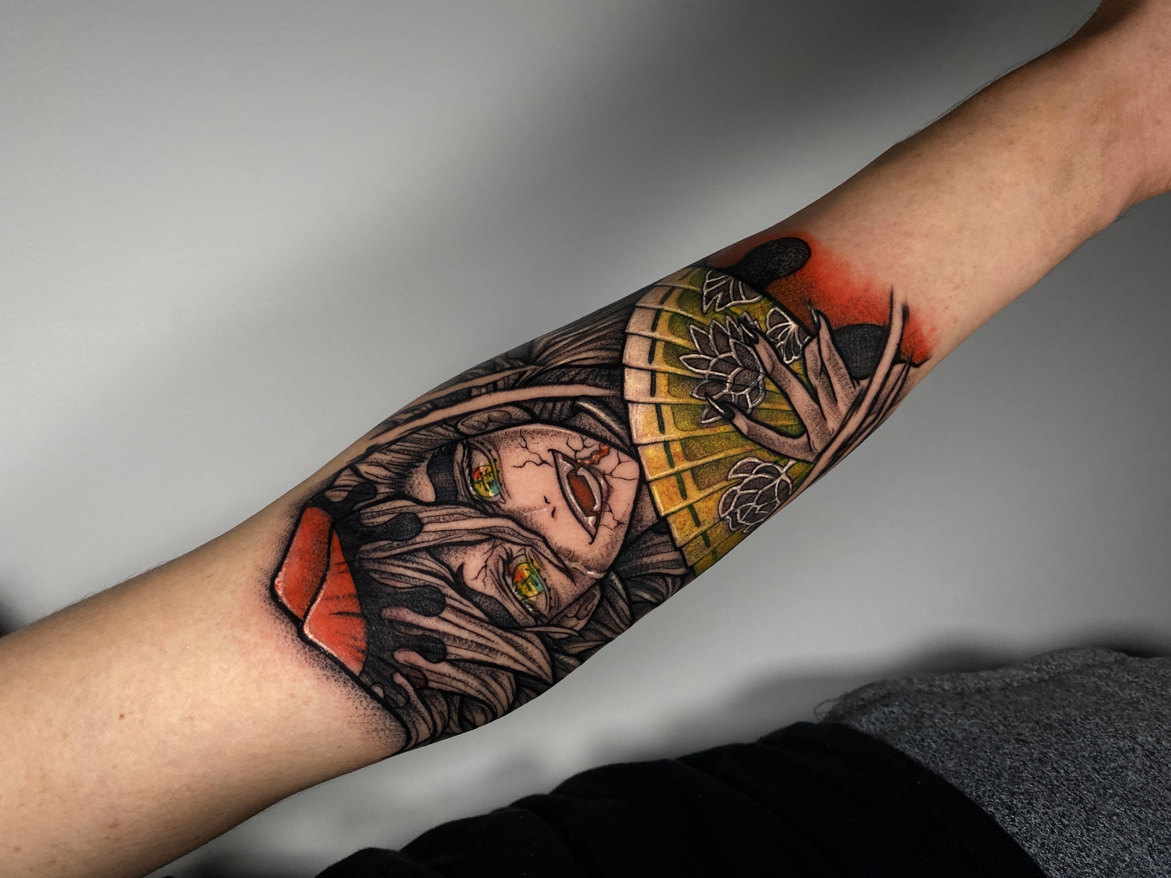 Color anime character