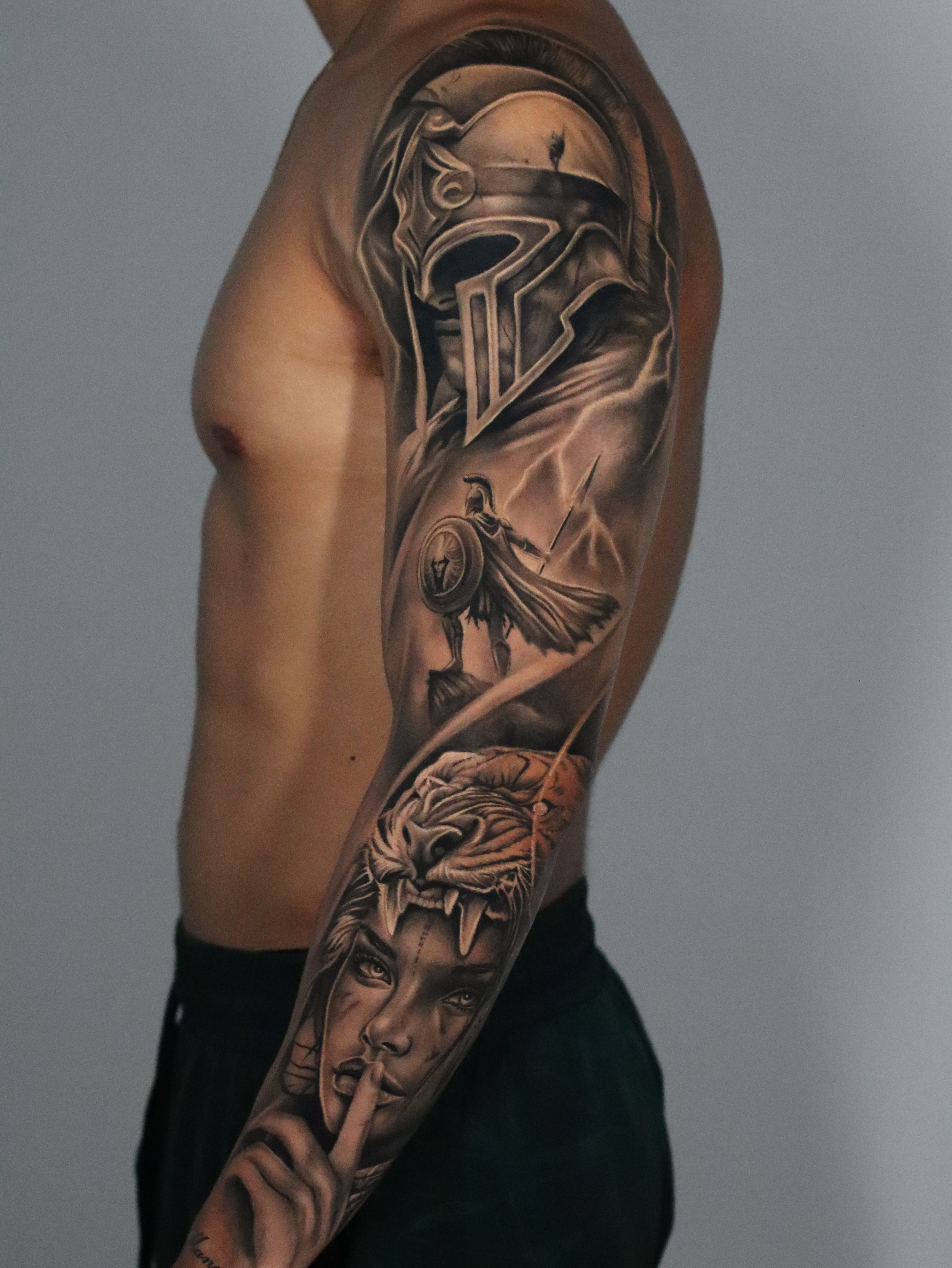 Realism shadows cover up black grey